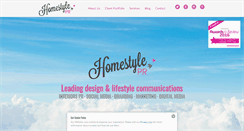 Desktop Screenshot of homestylepr.com